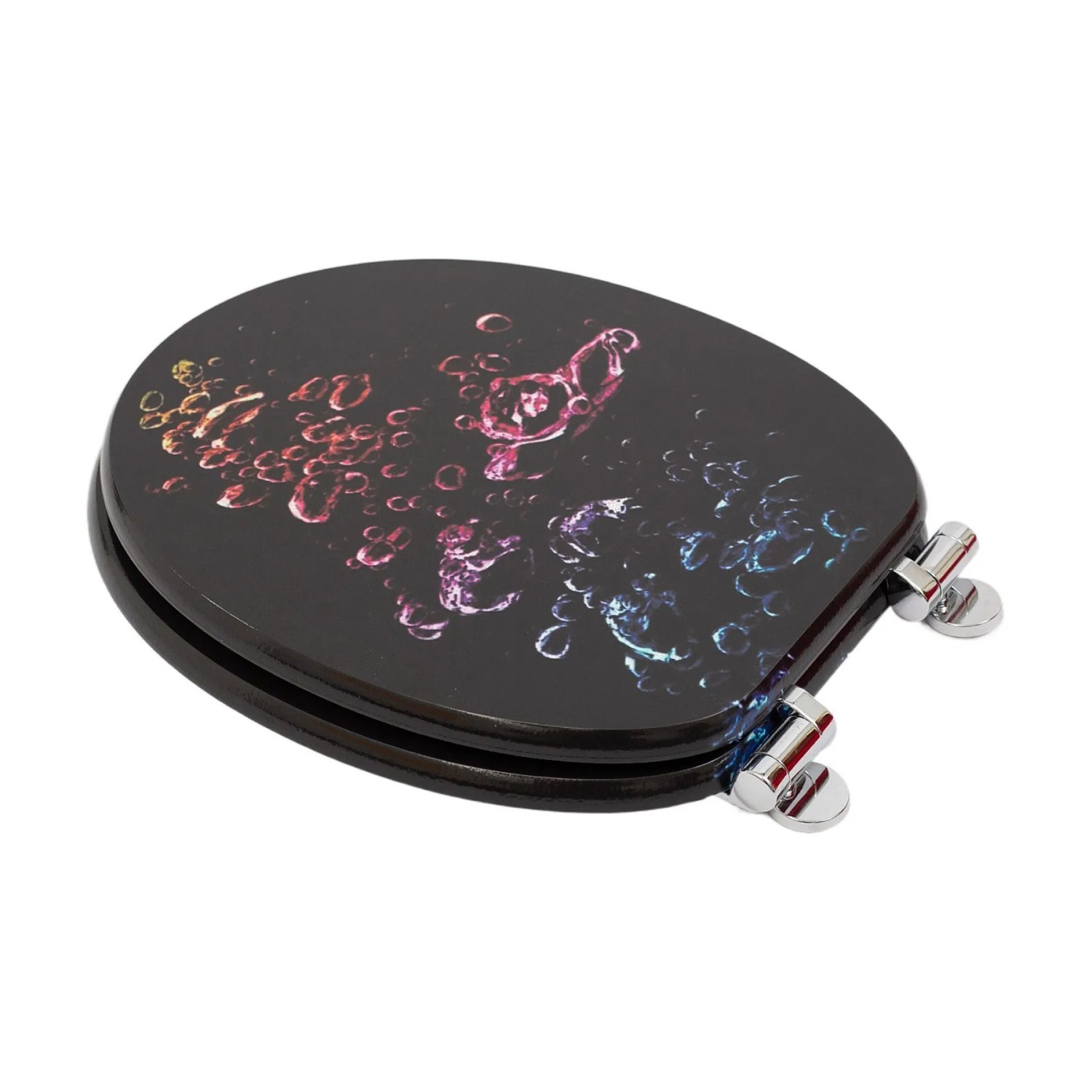 SINOBATH WC-Sitz mit Absenkautomatik Softclose Variabel Scharniere MDF-Material Für Fast Alle Toilettenbecken 43,5 x 37,...