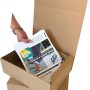 Offener Versandkarton M (33,1x23,5x10,2 cm) mit Inhalt. Ideal zum Verschicken von Waren.