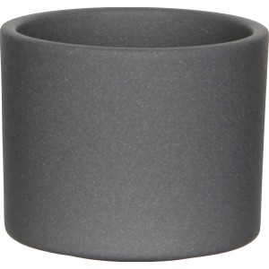 Mica Decorations Übertopf Era, Ø 12 cm, grau, matte Keramik für Zimmerpflanzen.