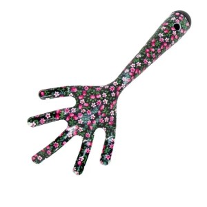 Galaflor Handgrubber aus Stahl mit Blumenmotiv