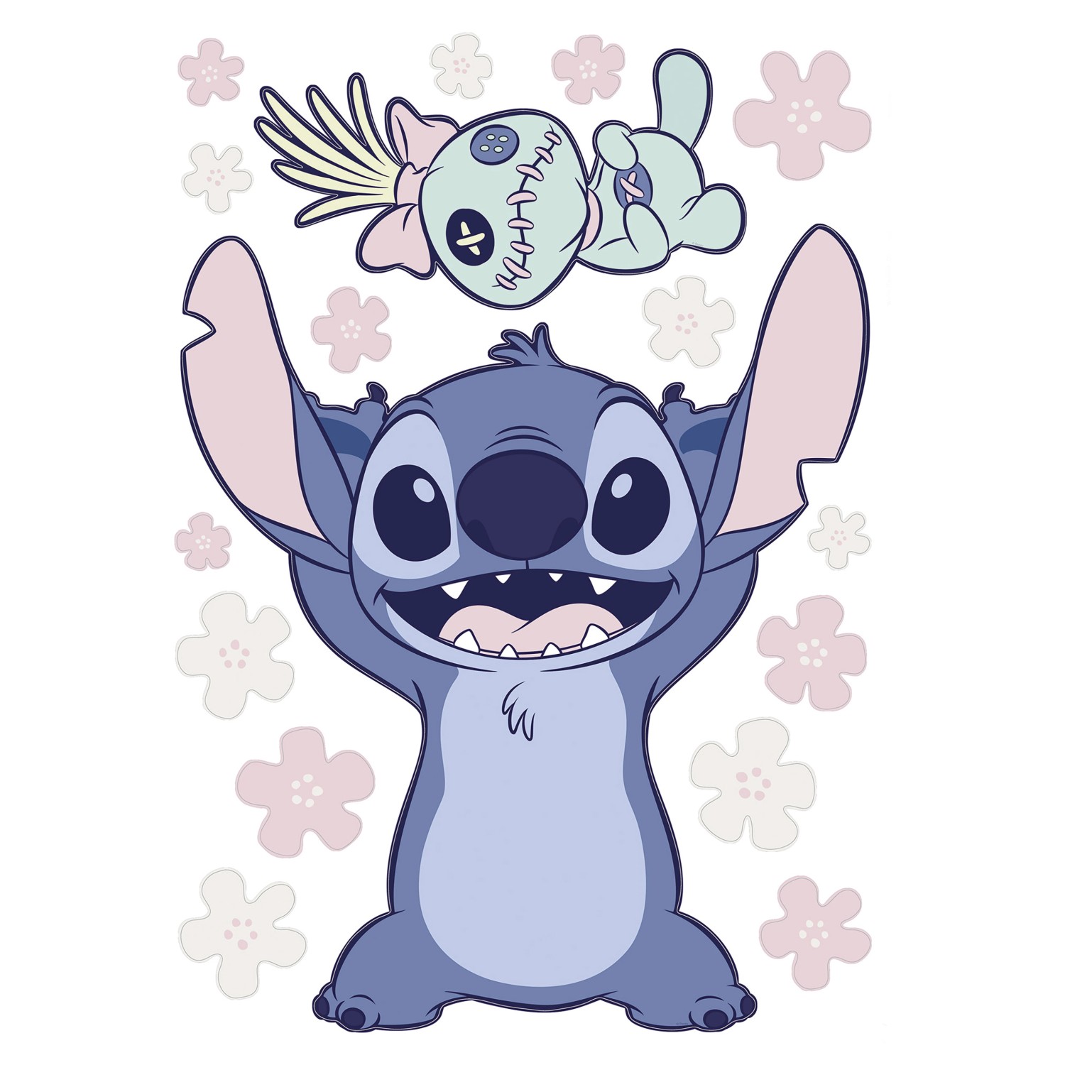 Komar Deko-Sticker Disney Lilo and Stitch Lifesize 50 cm x 70 cm