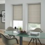 Gardinia EasyFix Rollo Natur, 45x150 cm, grau-melange, lichtdurchlässig, ohne Bohren montiert.