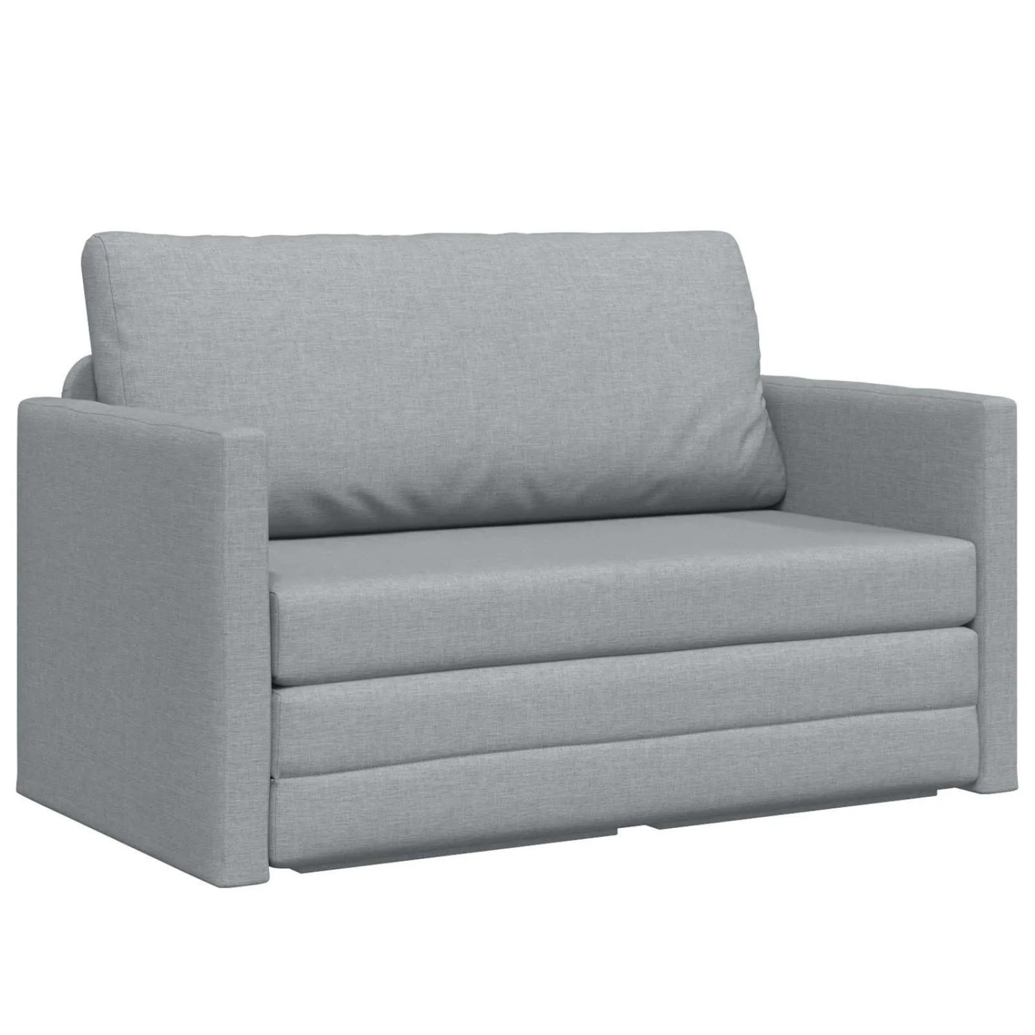 vidaXL Klappsofa Bett Hellgrau 124 x 71 x 78 cm Stoff 42030512 günstig online kaufen