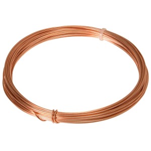 Conacord Kupferdraht, Ø 1 mm, 7 m Länge, aufgerollt.