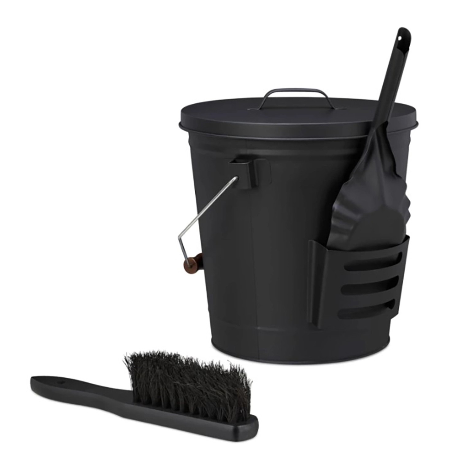 Valo Ascheeimer Set 15 l 3teilig Schwarz kaufen bei OBI