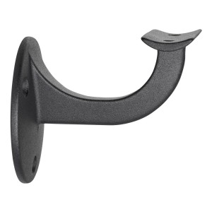 SOTECH Handlaufhalter COMPACT Schwarz Höhe 68 mm Ausladung 65 mm für Handläufe mit Ø 45 mm