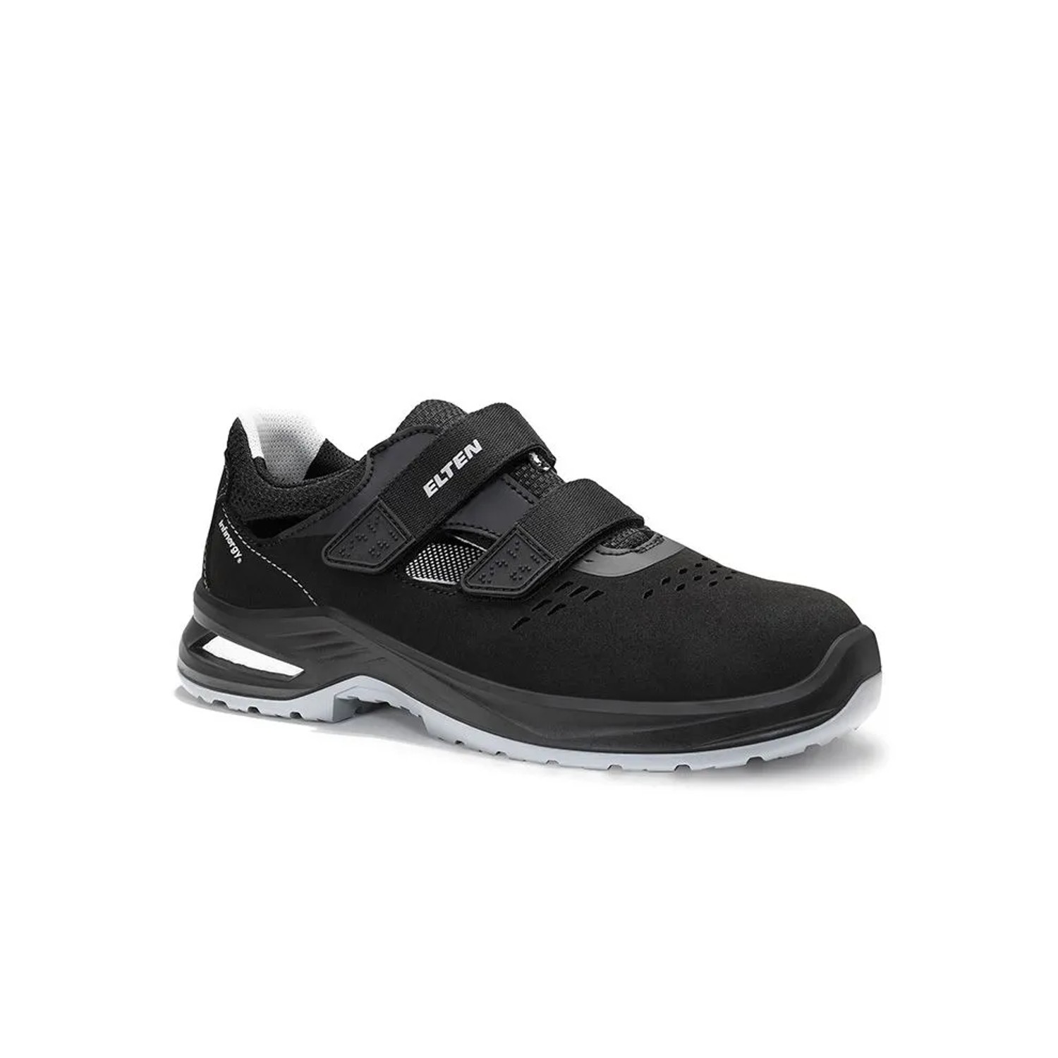 ELTEN Sicherheitssandale RAY XXFIT BLACK GREY Easy ESD S1 Typ 1 Größe 39