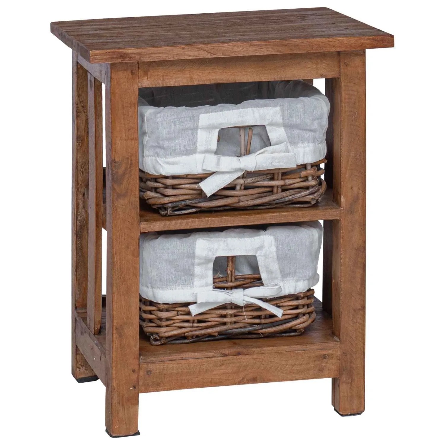 vidaXL Beistelltisch Braun Massivholz Mahagoni 42012406