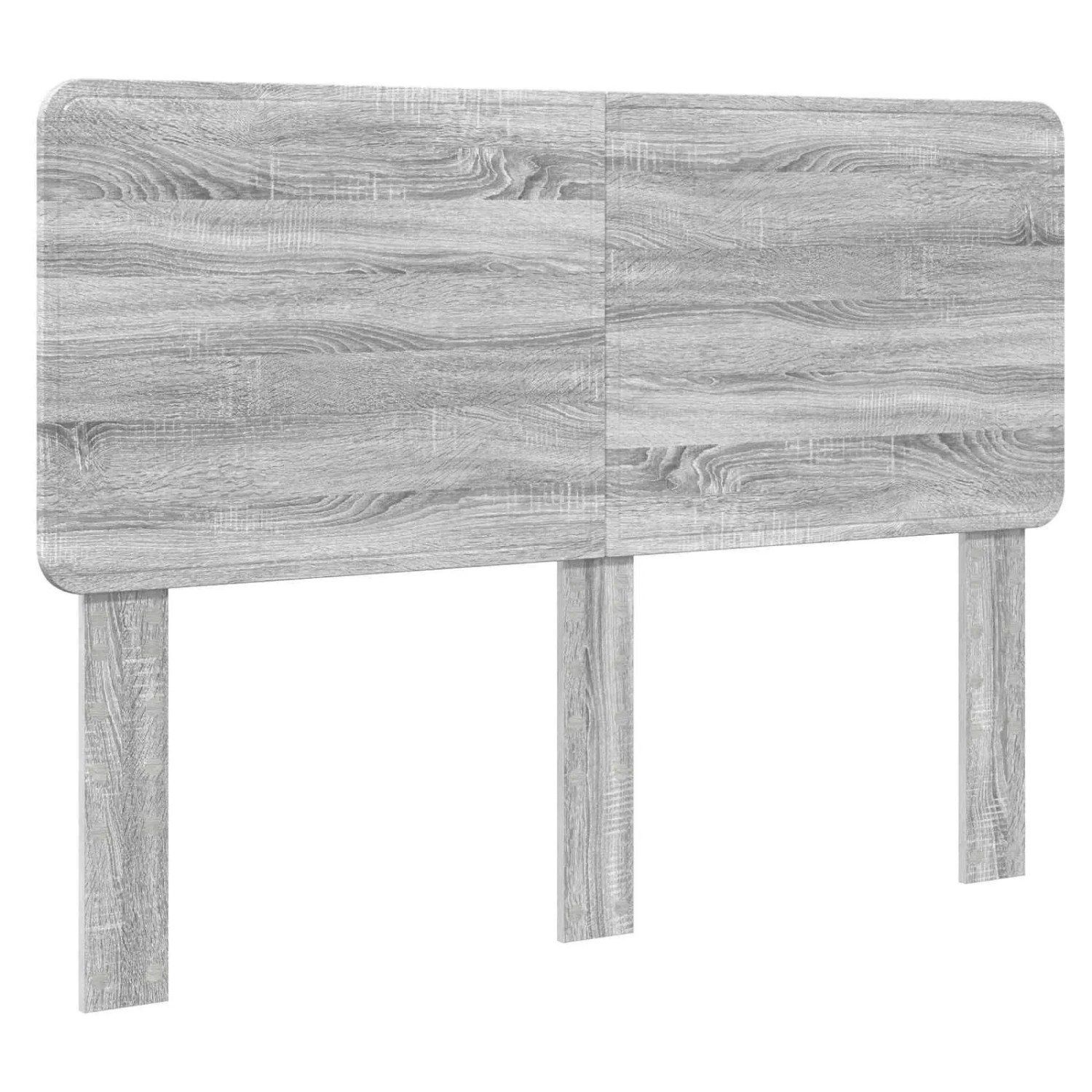vidaXL Kopfteil mit Kopfteil Graues Sonoma 150 cm Holzwerkstoff 887875