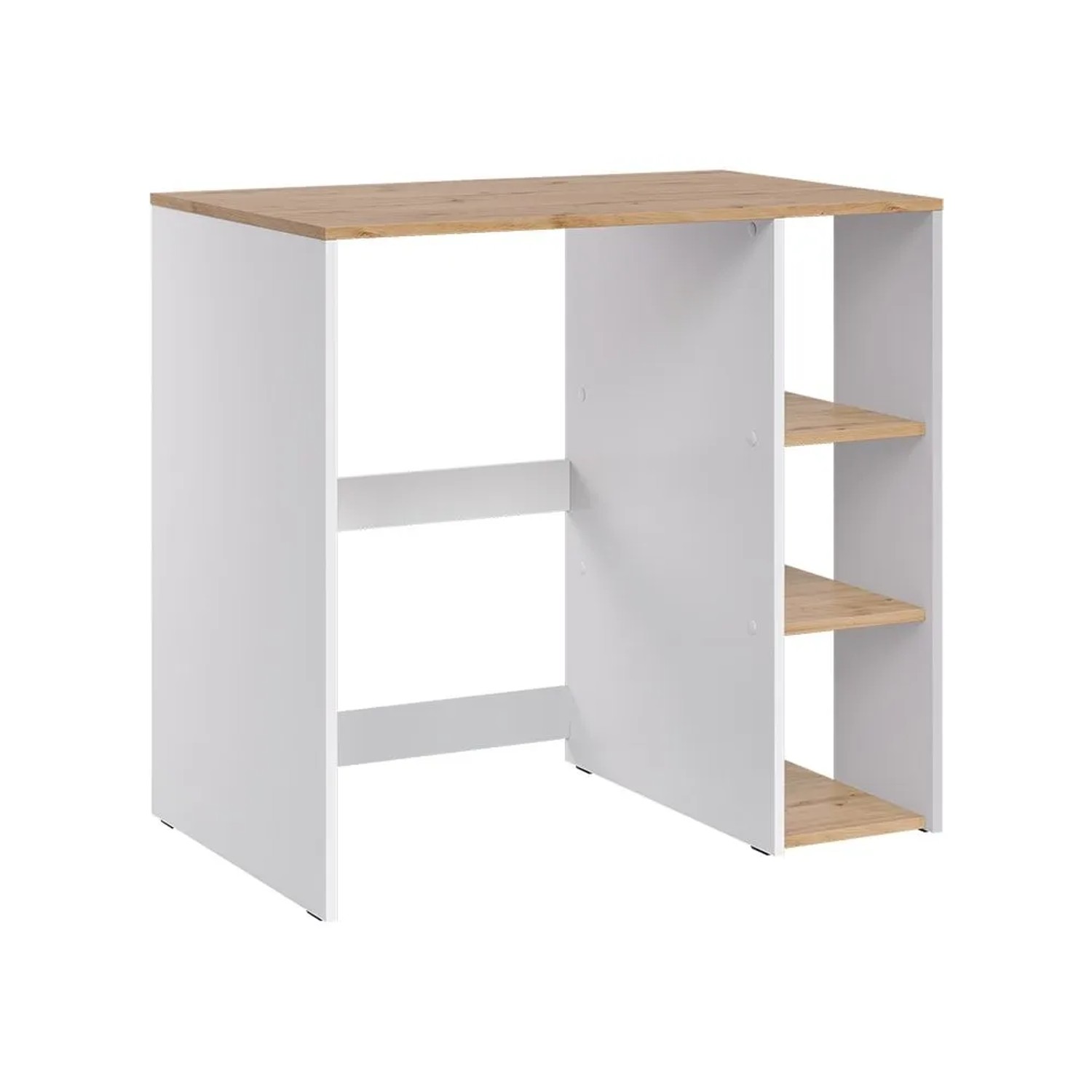 Vicco Waschmaschinenschrank Viktor Weiß/Artisan-Eiche 94 x 88 mit Regal Art Nr 60594