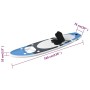 vidaXL SUP-Board-Set Aufblasbar Marineblau 330x76x10 cm 93385_12
