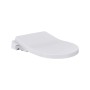 Weißer Stilform DuschWC Aufsatz Aqua Comfort. Elektronisches Bidet mit Warmwasser, Sitzheizung & Nachtlicht.