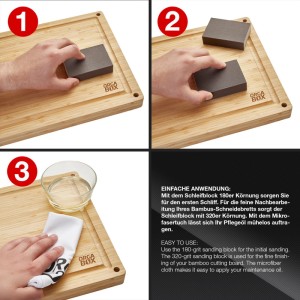 SOTECH ORGA BOX Pflegeset für Bambus Schneidebretter