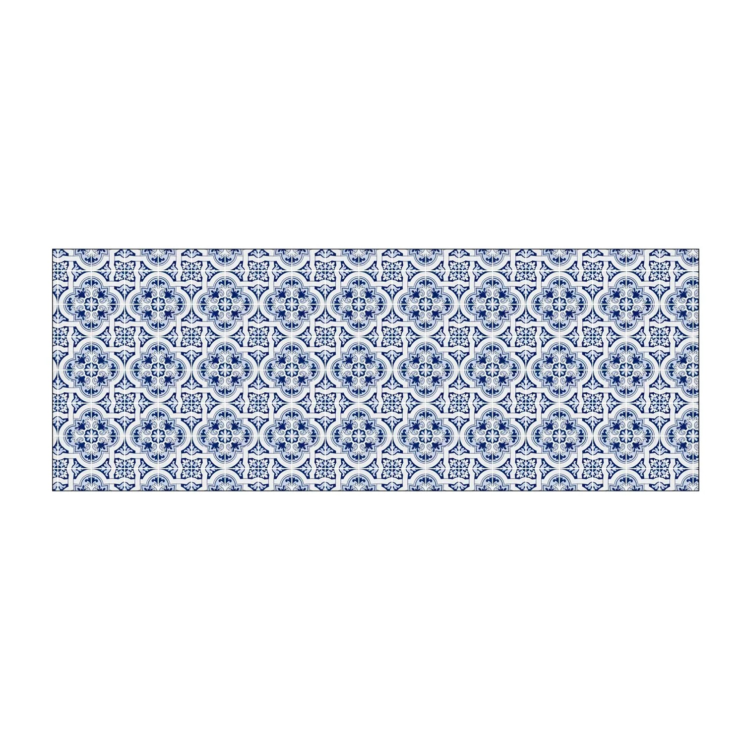 MySpotti Küchenrückwand Profix Cucina Apollon 160 x 60 cm Blau-Weiß
