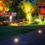 Heissner SMART LIGHT Decklights Starter-Set mit warmweißen LED-Spots zur Teichbeleuchtung.