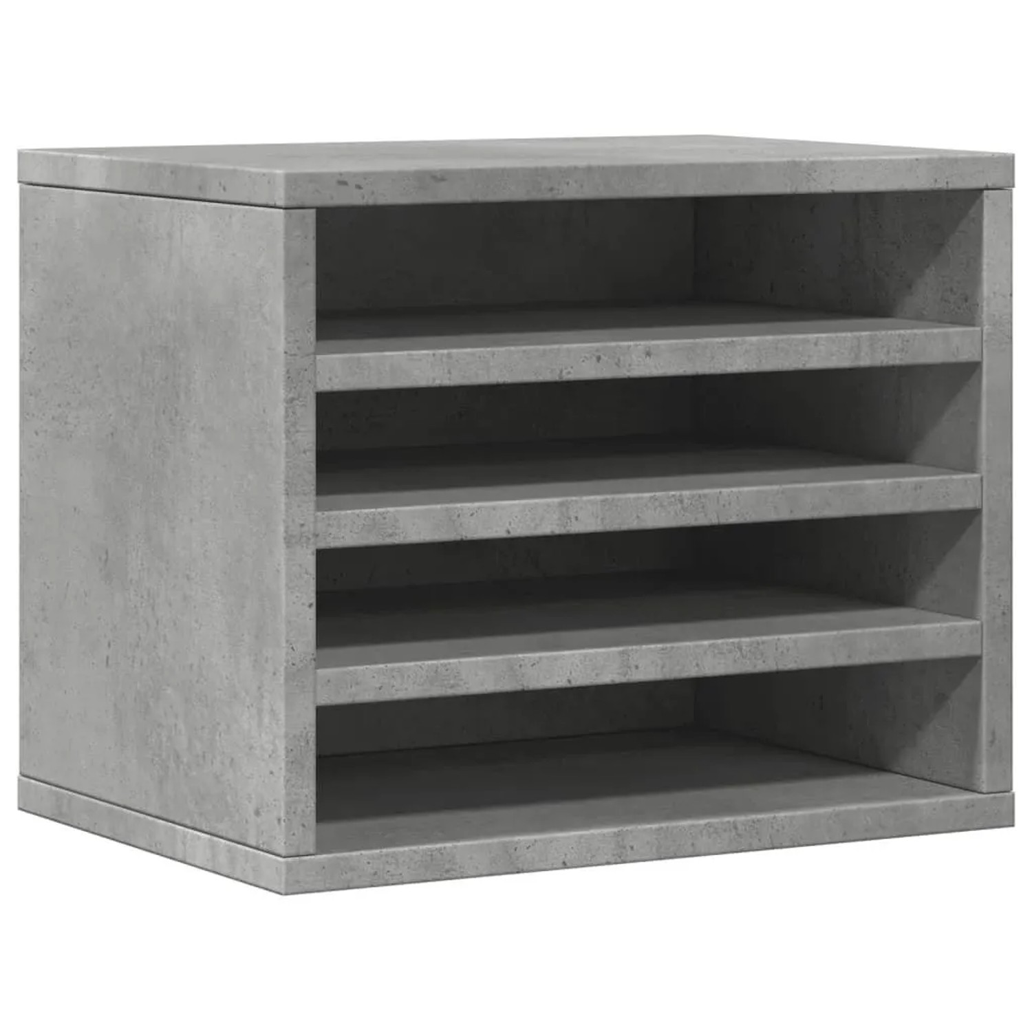 vidaXL Schreibtisch-Organizer Betongrau 36x26x29,5 cm Holzwerkstoff 848048