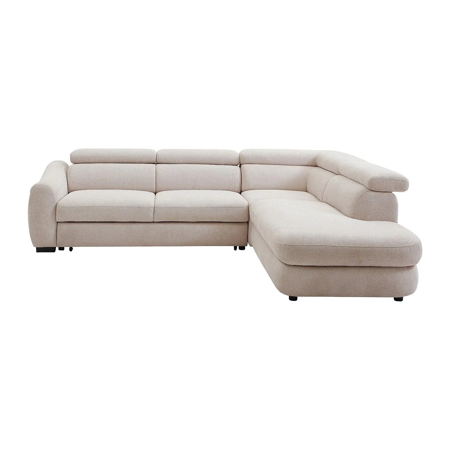 Vente-unique Schlafsofa Besema Beige 272 cm