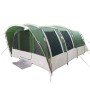 Grünes Tunnel-Familienzelt für 8 Personen von vidaXL, ideal für Campingausflüge.
