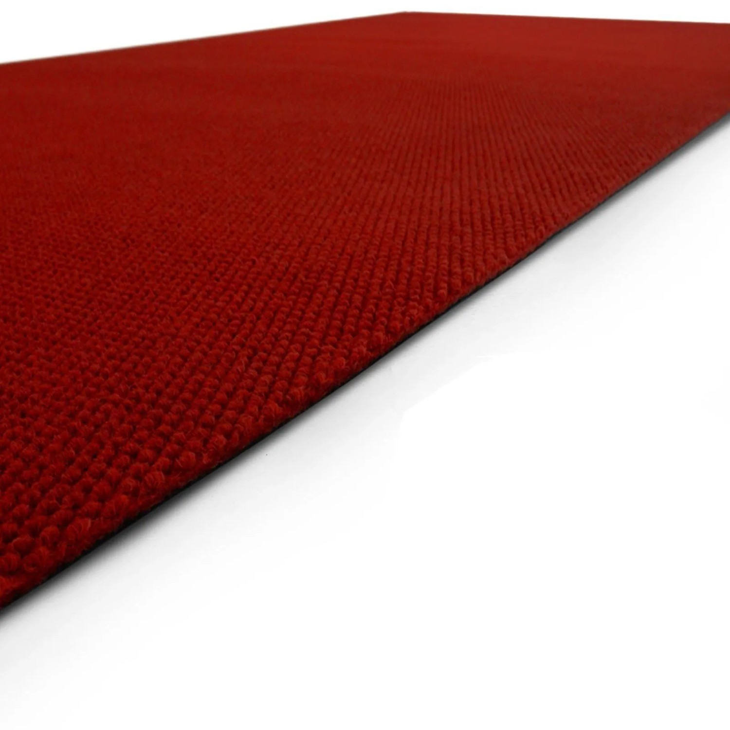 Floordirekt Schmutzfangmatte Hong Kong Extra Robust Rutschfest Rot 80 x 450 cm
