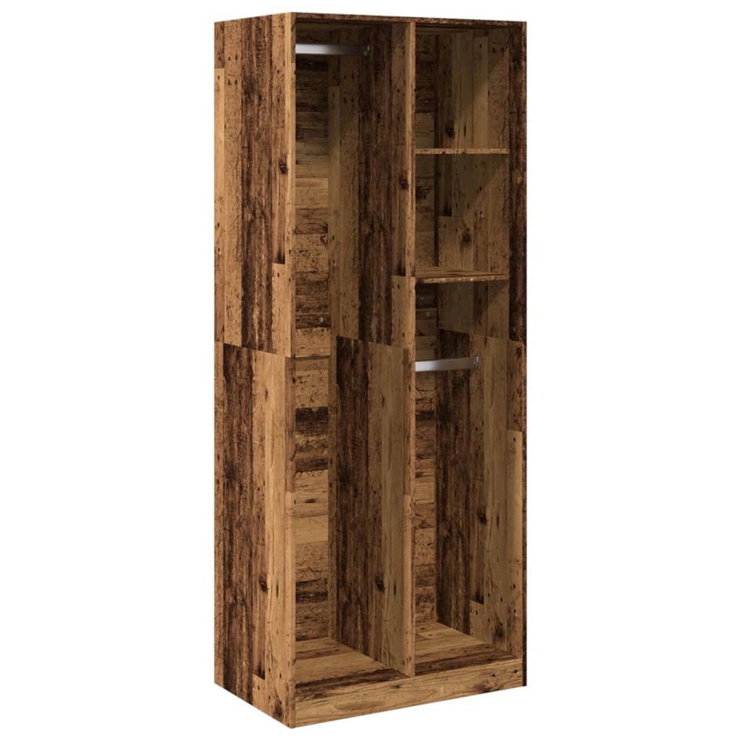 vidaXL Kleiderschrank Altholz-Optik 80x50x200 cm Holzwerkstoff 3307763 günstig online kaufen