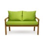 Setgarden Bankkissen Lemon für 2-Sitzer Gartenbank, 100x60 + 2x50x56 cm.