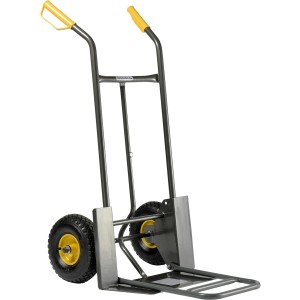 Sackkarre 924 G mit klappbarer Schaufel, 200 kg Traglast für leichte Transporte im Bau.