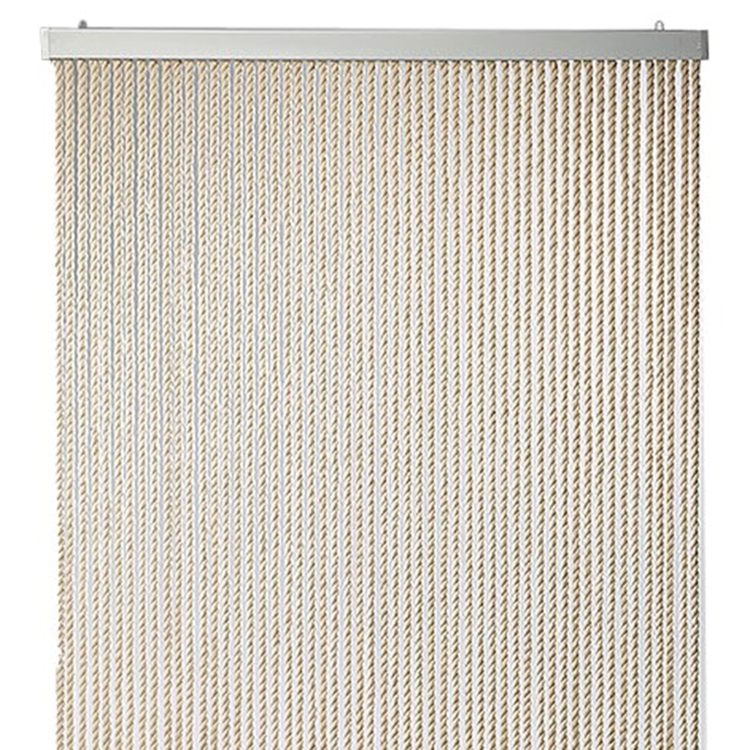 Kobolo Türvorhang Seilvorhang Maritim, 54 Stränge, beige. Dekoartikel für maritimes Wohnambiente.