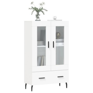 vidaXL Highboard Weiß 69,5x31x115 cm Holzwerkstoff 828316