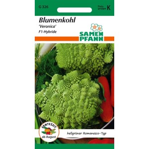 SAMEN PFANN Blumenkohl Veronica F1 Romanesco-Typ