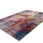 MeGusta Flachflor Teppich 80x150 cm mit Multi Vintage Patchwork Design.
