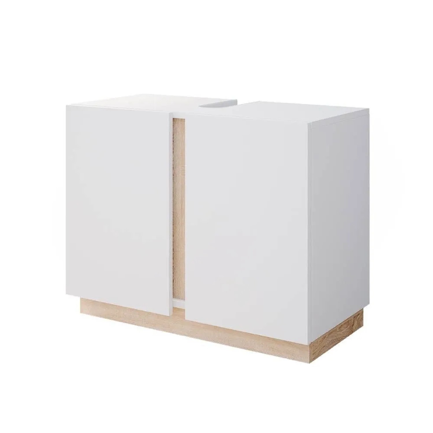 Vicco Waschbeckenunterschrank Gloria Weiß 70 x 56 mit 2 Türen