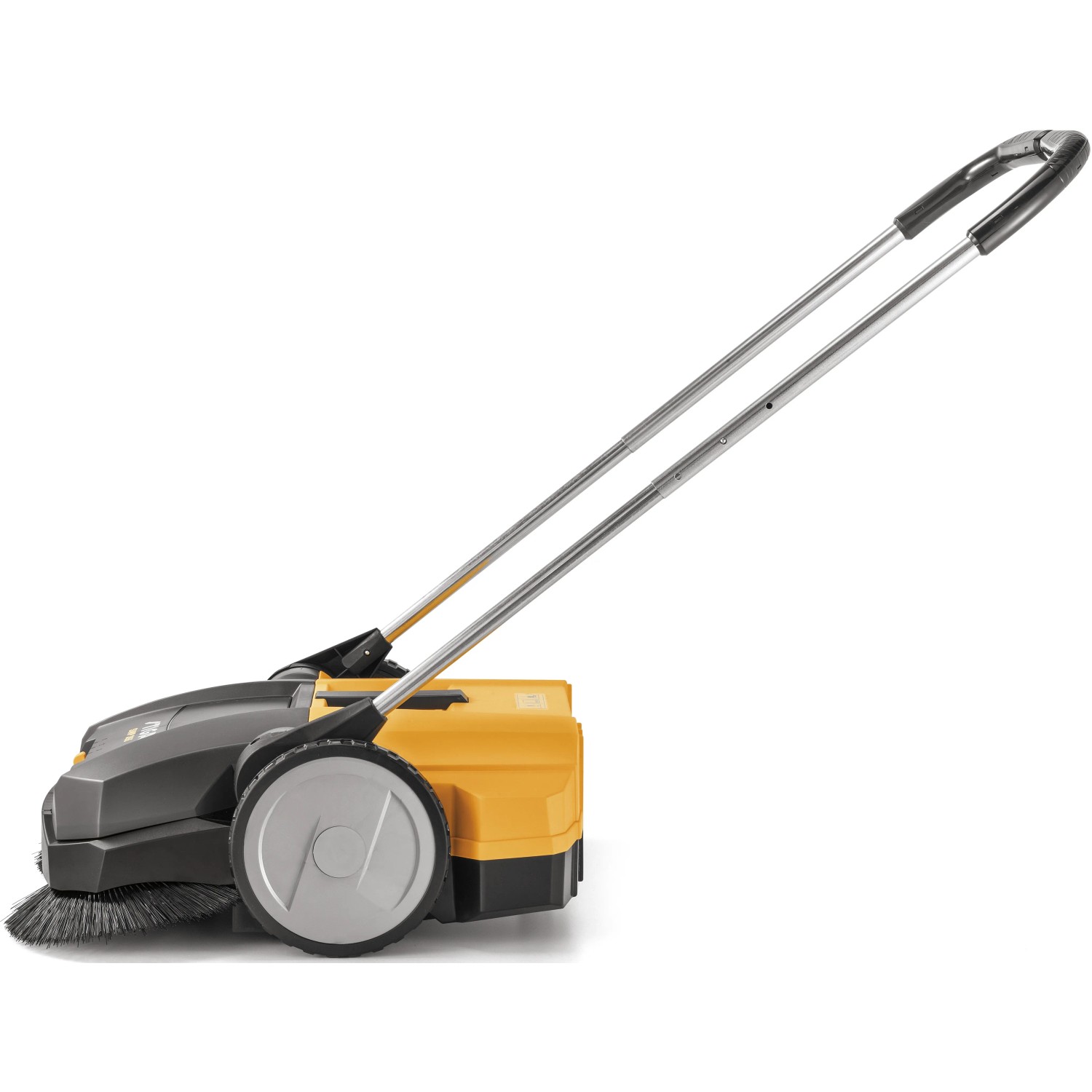 Stiga Kehrmaschine SWP 355 mit 55 cm Reinigungsbreite, gelb/schwarz.