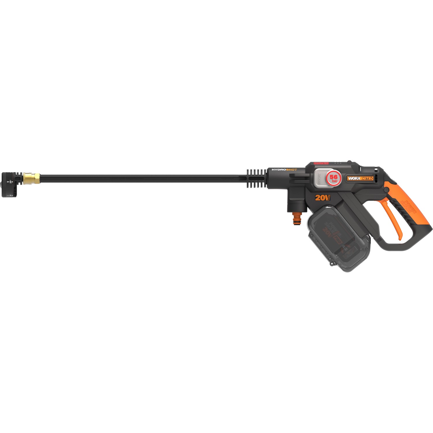 Worx Akku-Hochdruckreiniger "WG633E Hydroshot", bürstenloser Motor, 5-in-1 günstig online kaufen