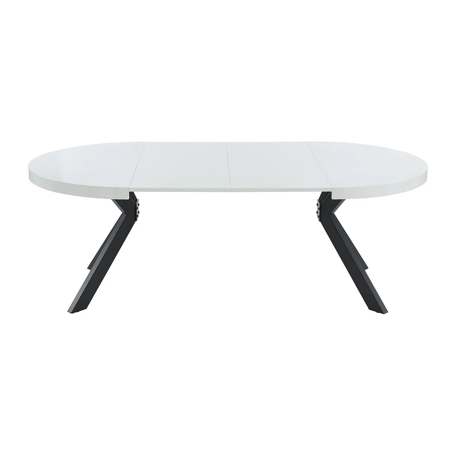 Vente-unique Essgruppe Komoni Schwarz Weiß 220 cm 120 cm_4