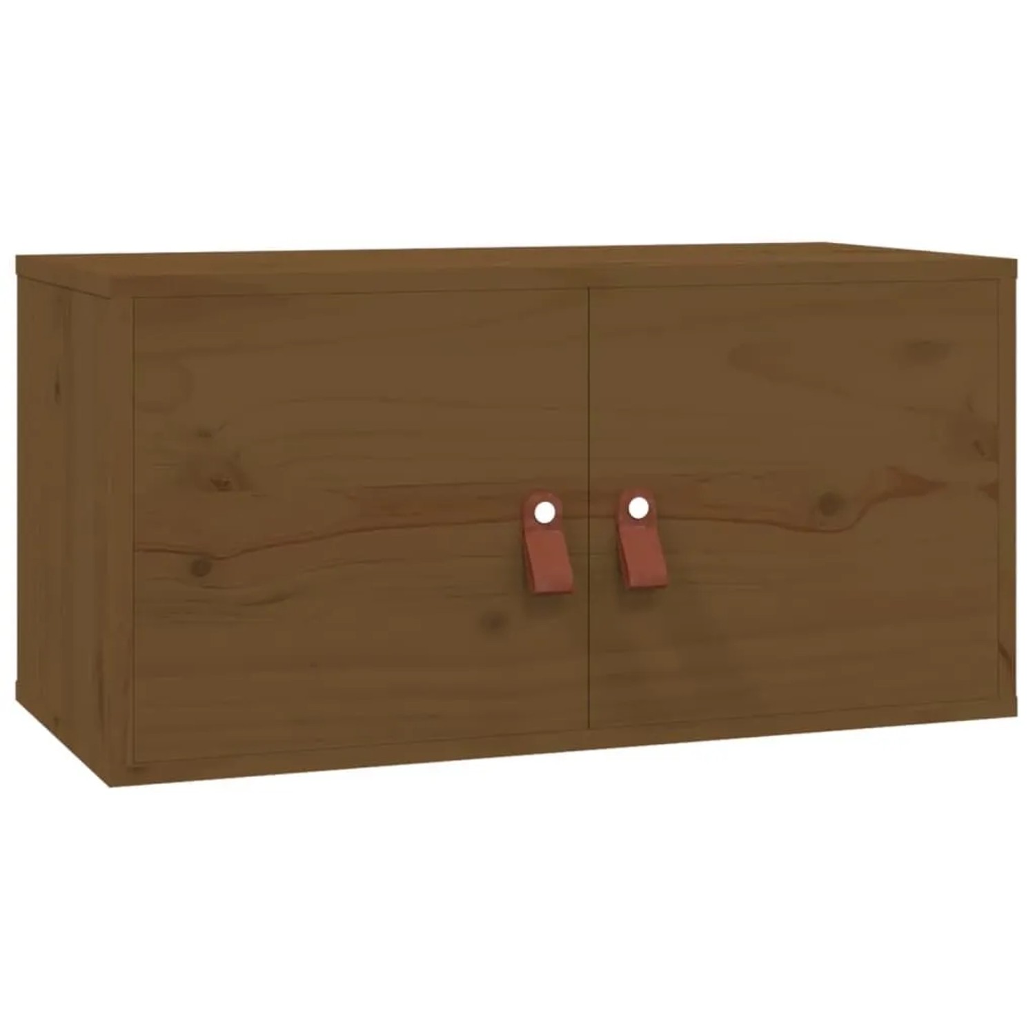 vidaXL Wandschrank Honigbraun 60x30x30 cm Massivholz Kiefer 818371