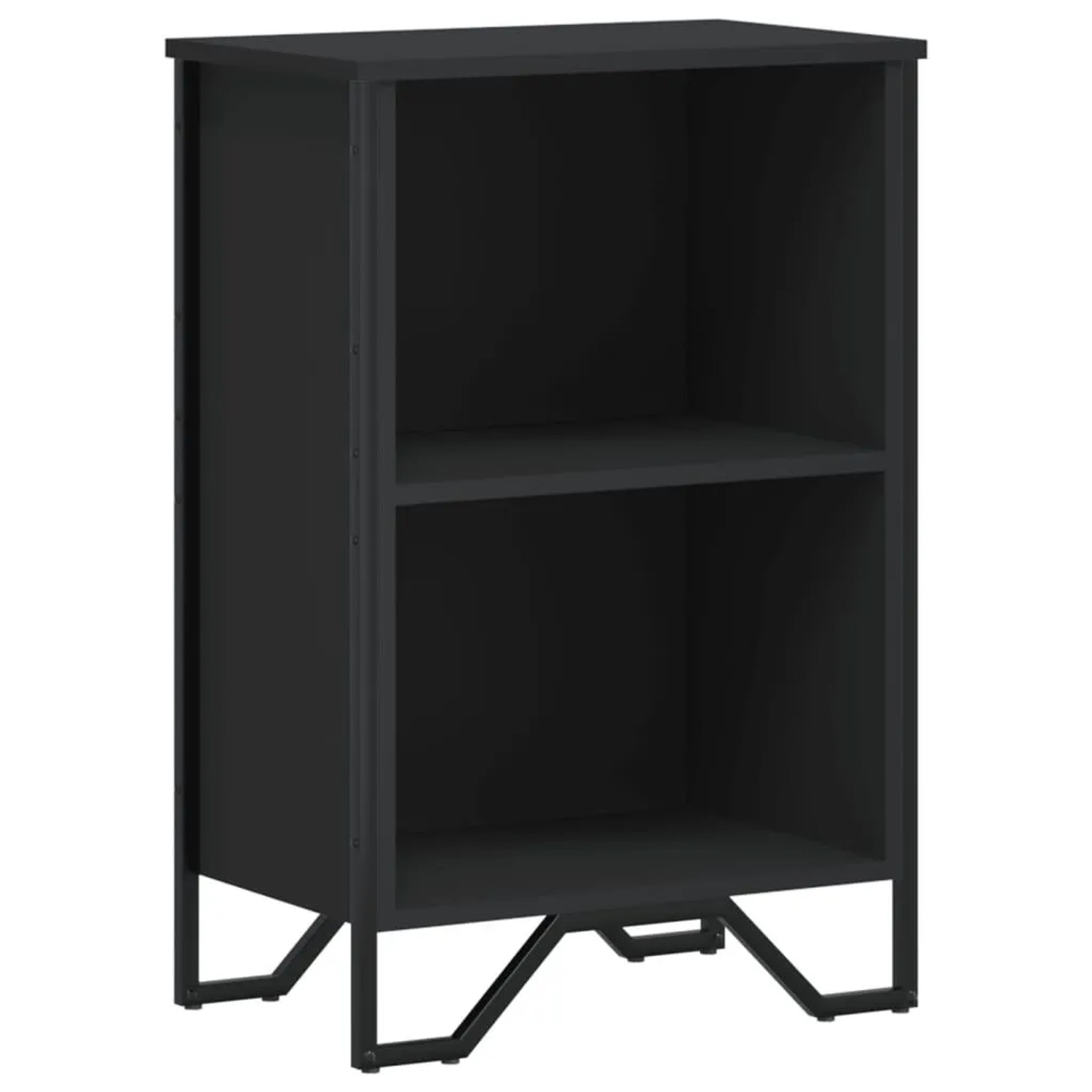 vidaXL Bücherregal Schwarz 50x31x74,5 cm Holzwerkstoff 848599 günstig online kaufen