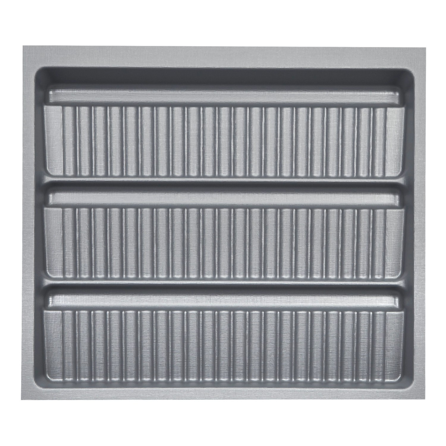 SOTECH ORGA-BOX-2 Gewürzgläsereinsatz Tiefe 462mm Höhe 50,5mm Für Nobilia Küchen Canvas Struktur Silbergrau Breite 509mm