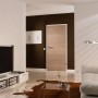 Zimmertür CPL Cappuccino Holznachbildung, 61x198,5 cm, Rechtsanschlag in Wohnraum