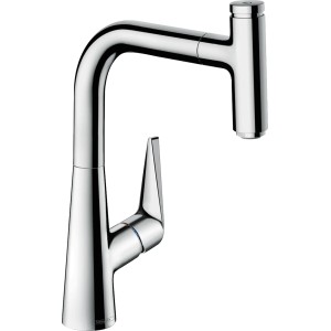 Hansgrohe Talis Select S 220 Küchenarmatur mit Ausziehauslauf, Chrom.