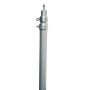 Floracord Aluminium Teleskopmast für Sonnensegel, höhenverstellbar bis 280cm.
