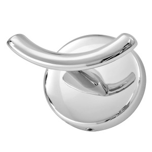 Vision Doppelhaken, Handtuchhalter, Chrom glänzend, zur Wandmontage.