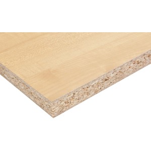 Dekorspanplatte Ahorn, 280x207x1,9 cm, für Möbel- und Innenausbau.