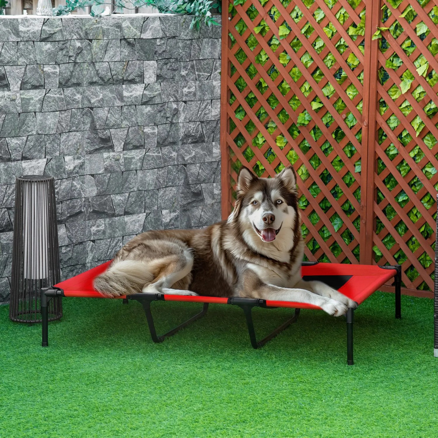 PawHut Hundebett Outdoor Katzenbett kaufen bei OBI
