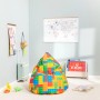 Bunter Sitting Point Sitzsack Bricks 120 l im Kinderzimmer.