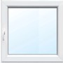 Weißes Kunststofffenster, 80x60 cm, 1-flügelig, 2-fach Verglasung, DIN rechts.