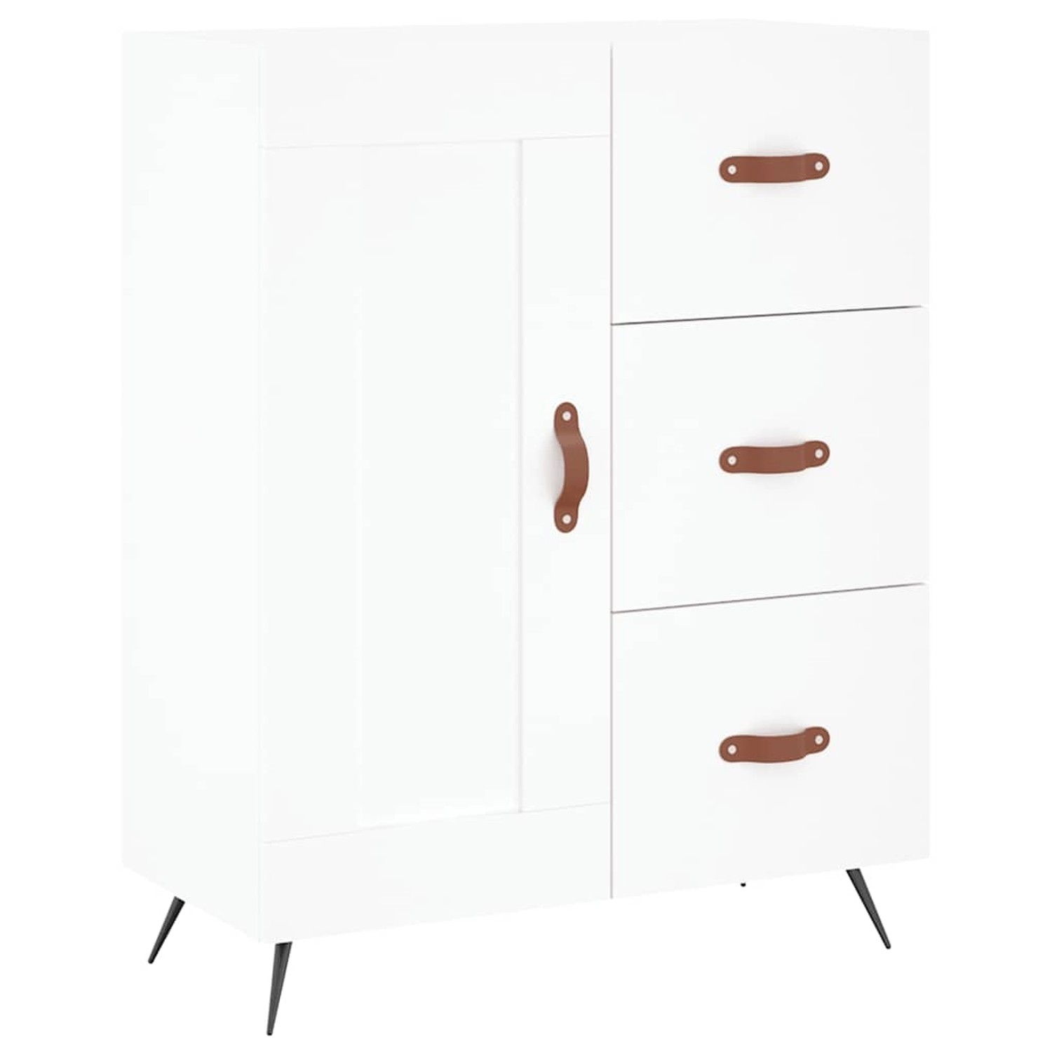 vidaXL Sideboard Weiß 69,5x34x90 cm Holzwerkstoff 830228 günstig online kaufen