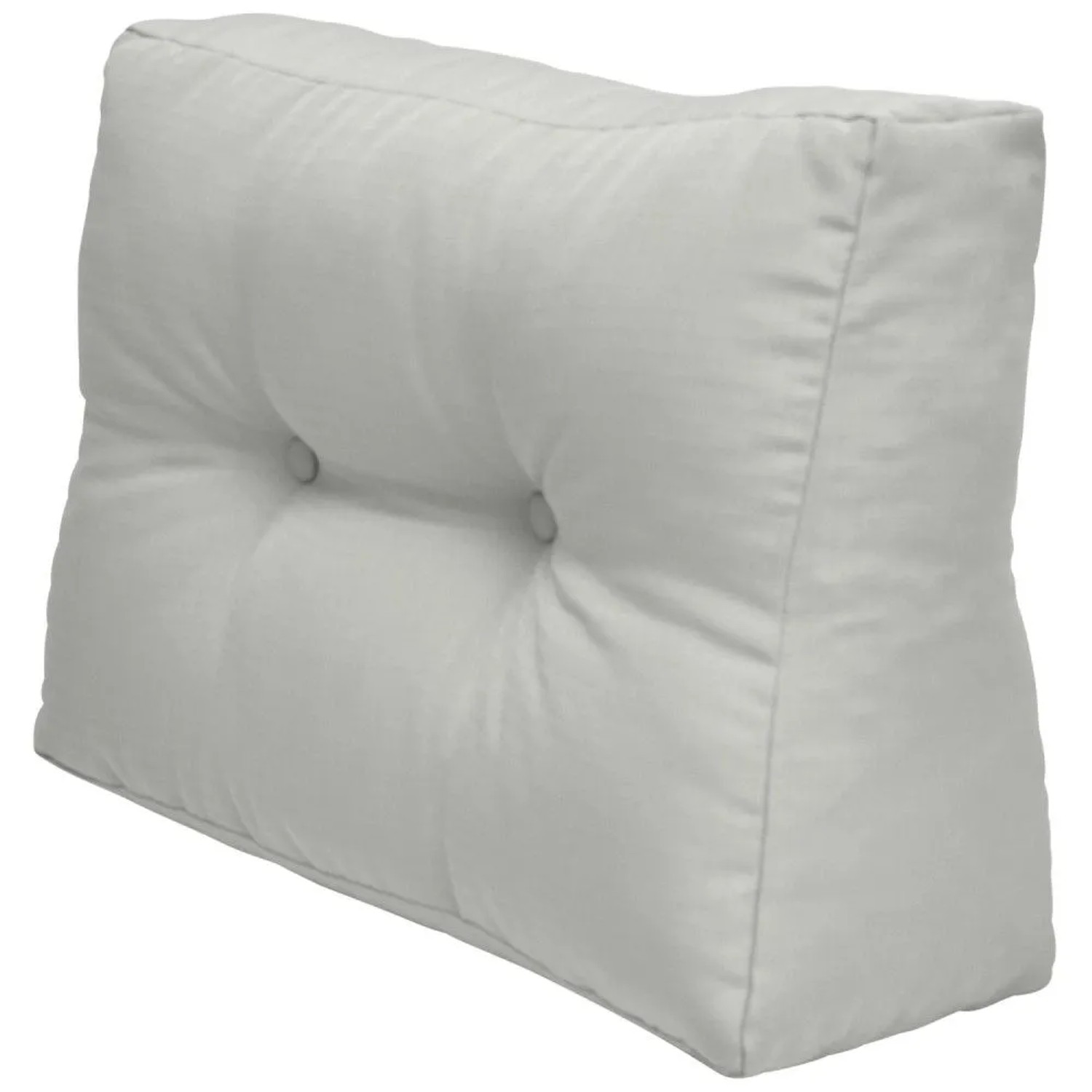 Beautissu ECO Elements Palettenkissen Seite 60x40x20cm Hellgrau