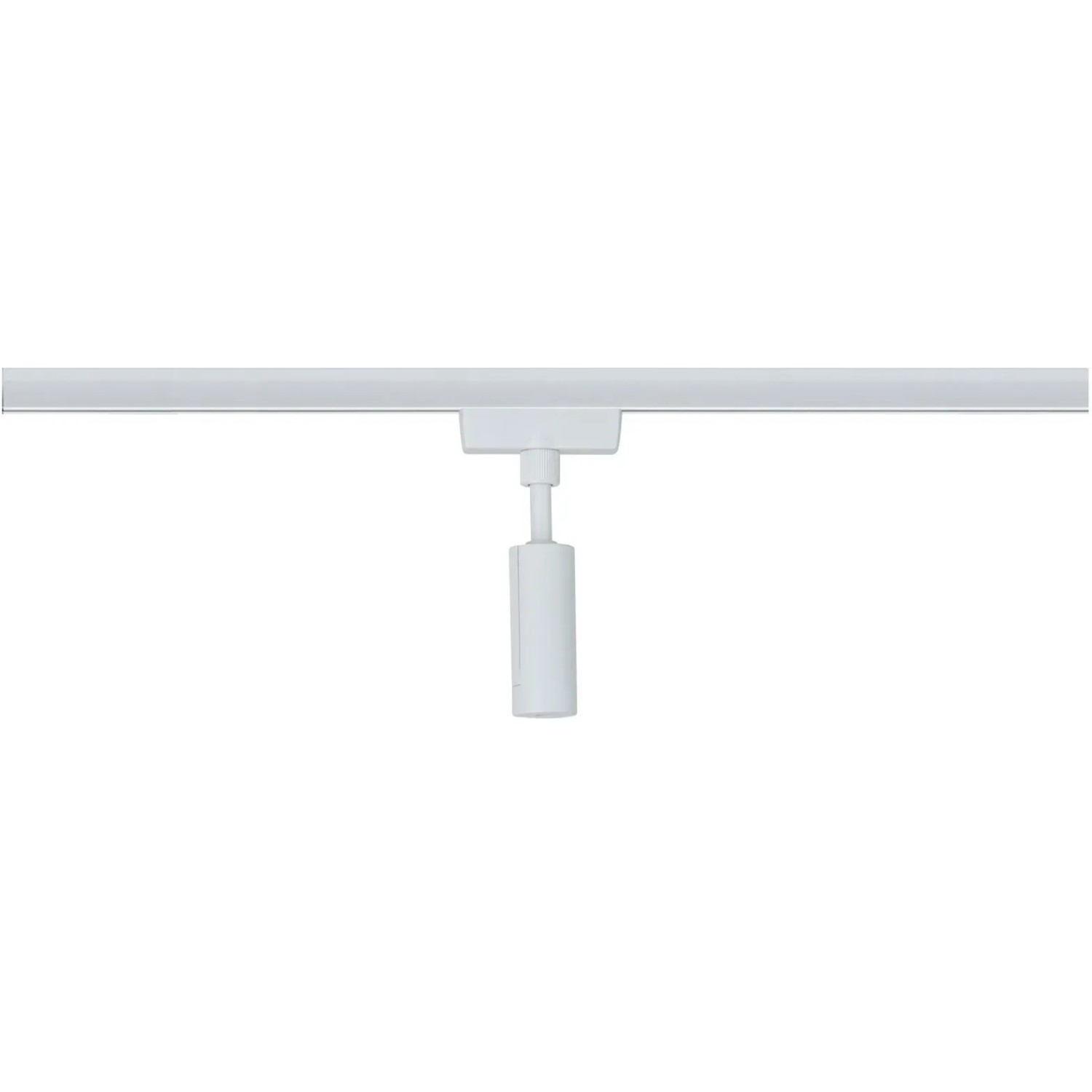 Weißer Paulmann Urail Pendeladapter für Schienensysteme zur flexiblen Beleuchtung.