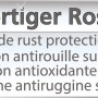 Detailaufnahme: Schriftzug "Hochwertiger Rostschutz" für WENKO Wandablage Trestina.