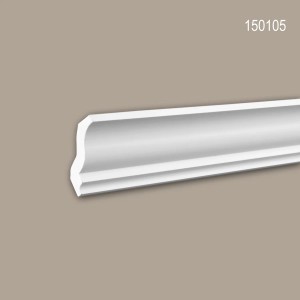 PROFHOME Eckleisten Set, 21 weiße Zierleisten (42m) für Paneele.